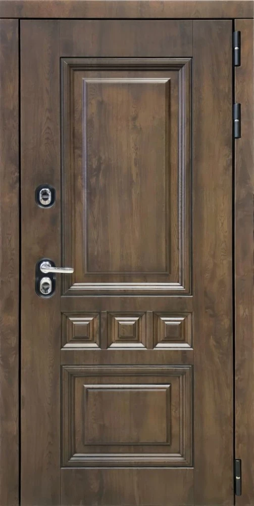 Входная дверь ДвериПРО Аура ФЛ-259 (10мм, Дуб с пилением) DPRO222102 внешняя сторона