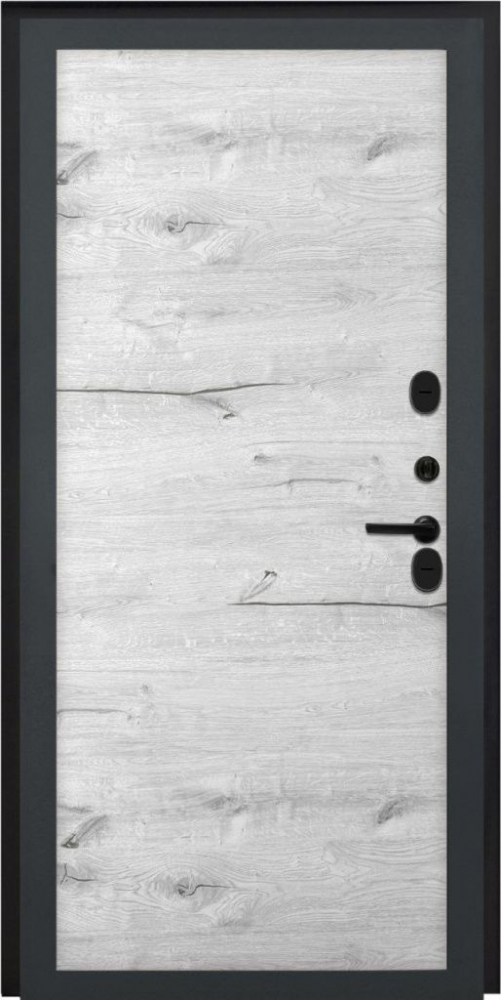 Входная дверь ДвериПРО Модель L-46 Без фрезеровки Дуб арктик горизонт DPRO198243 внутренняя сторона